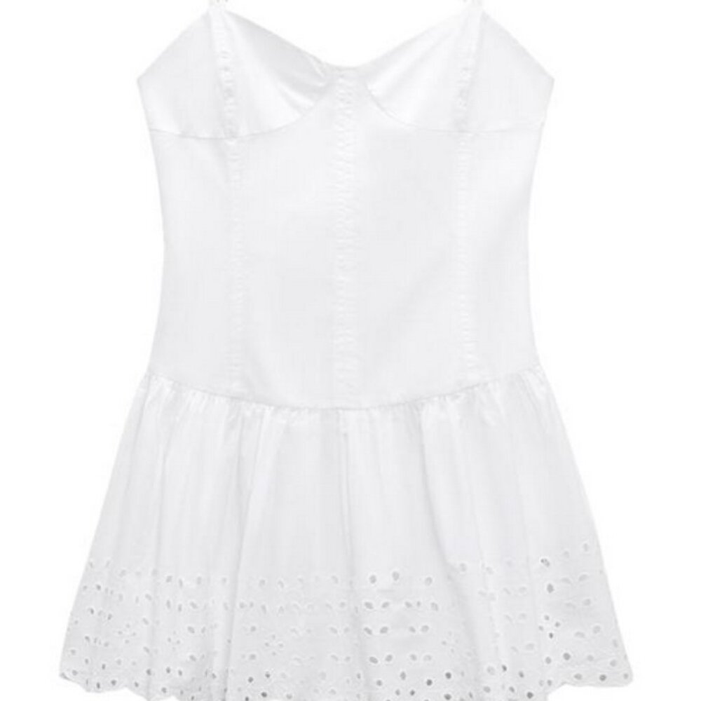Zara white romper/dress